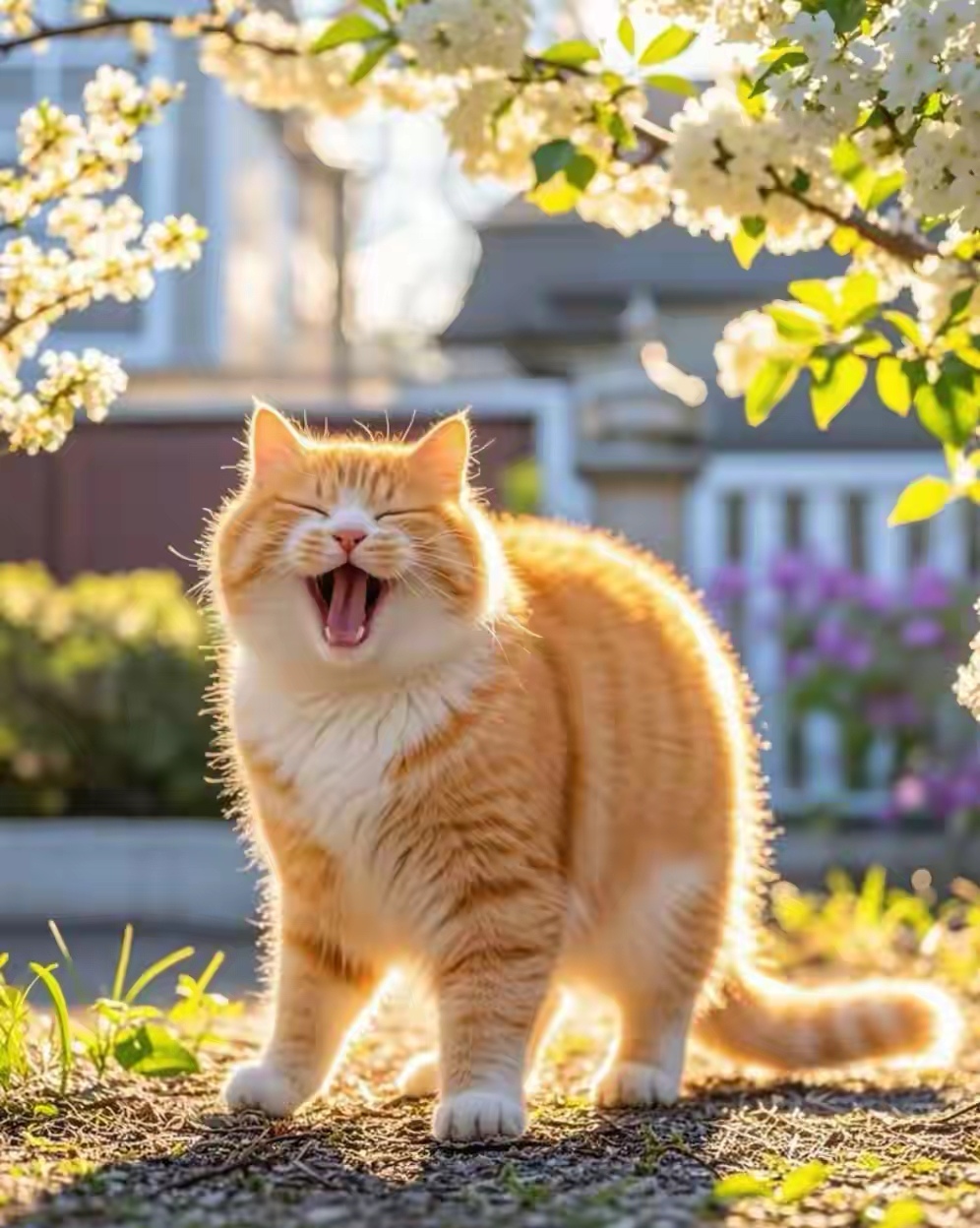 一开心就撅屁股的小猫咪!