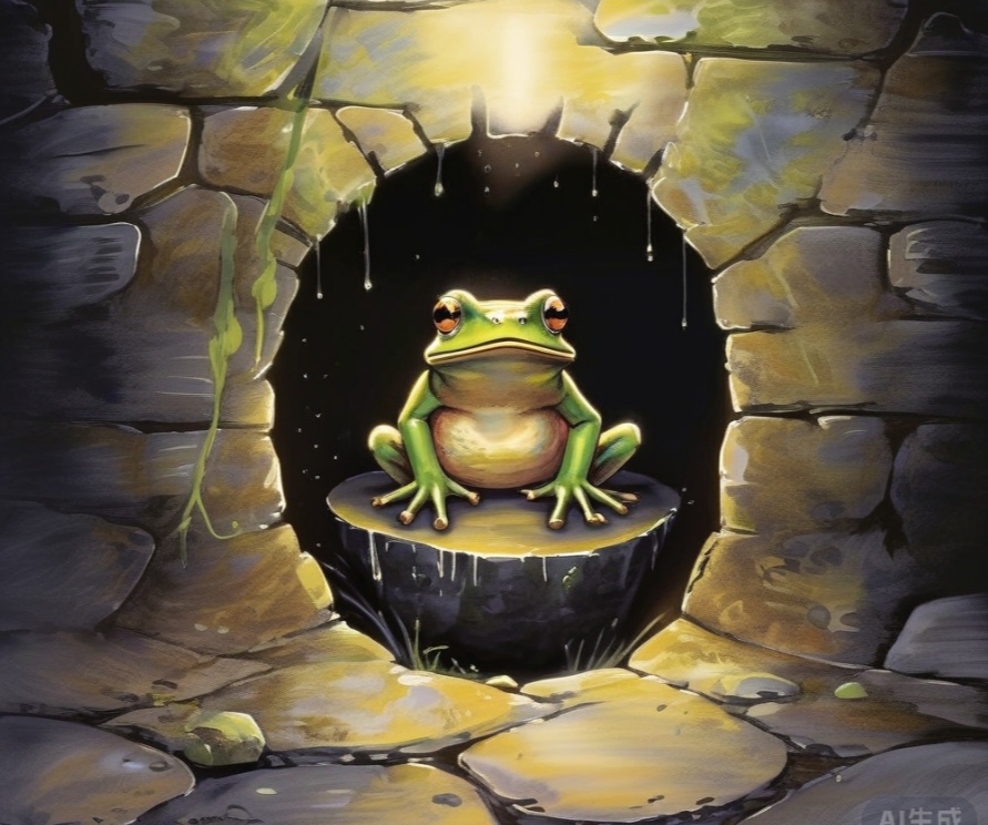 "井底之蛙"这个成语最早出自战国中期思想家庄子