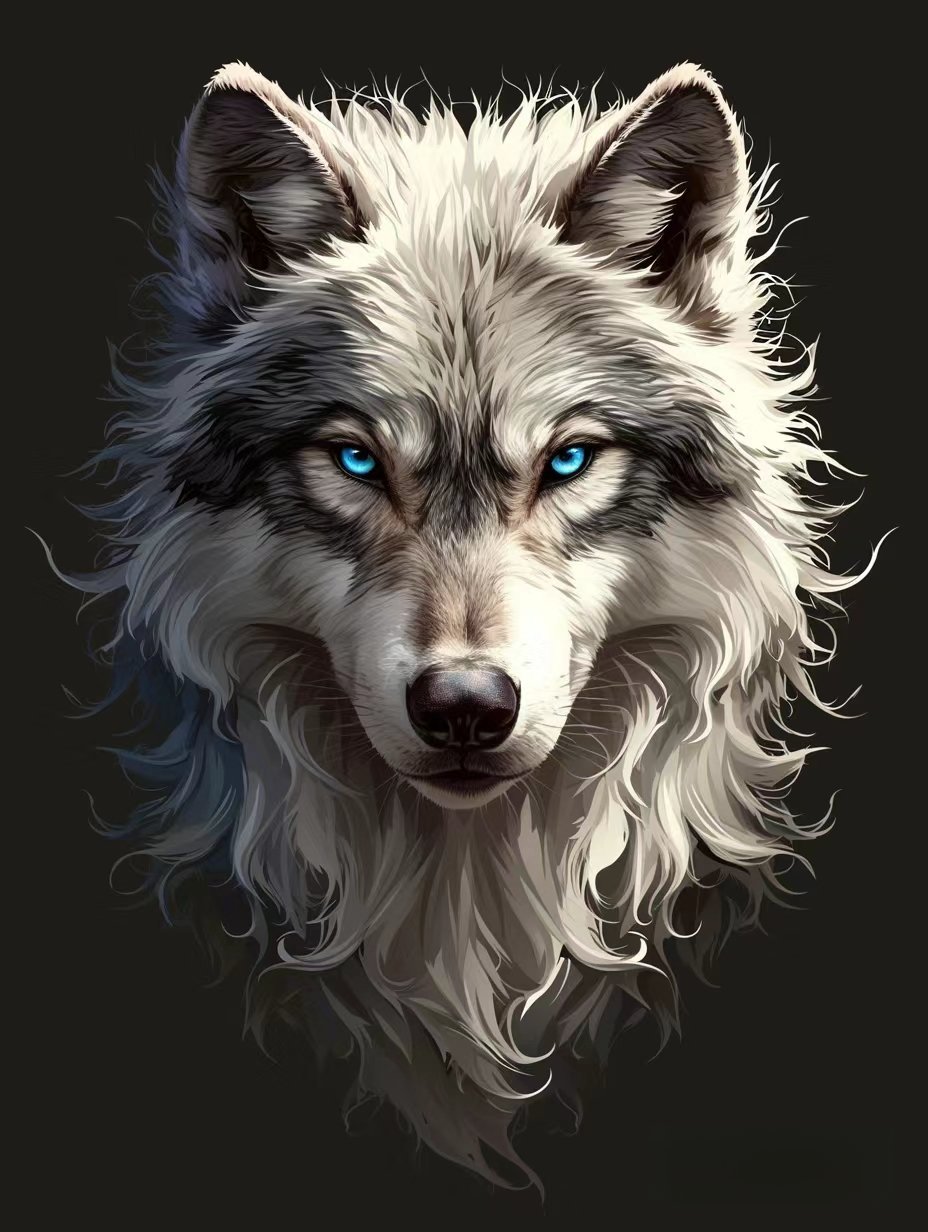 那双明亮的黄色眼睛,像是两颗闪烁的星辰,深灰色的毛发在阳光下泛着