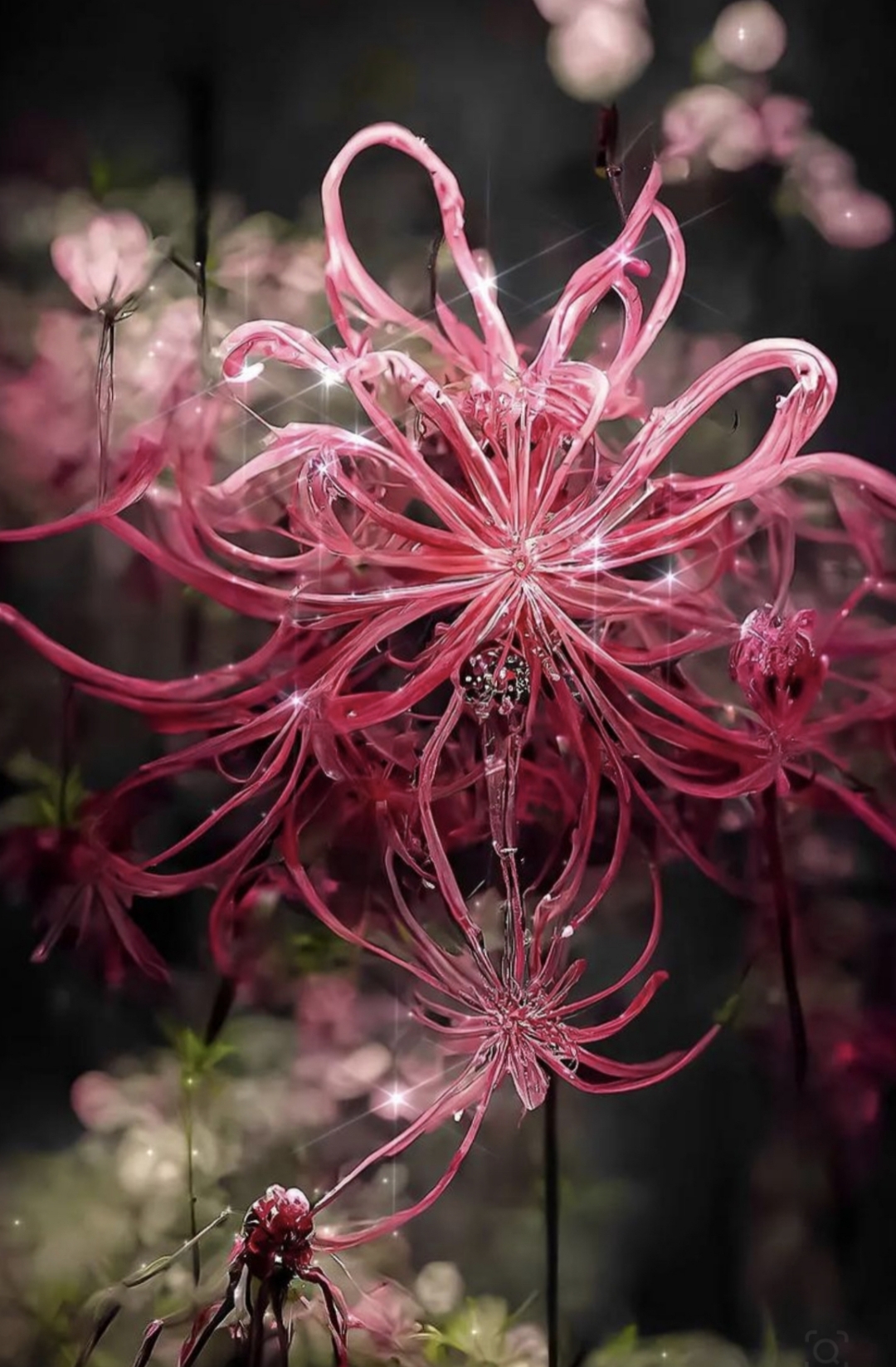 这张彼岸花图片好像一个梦呀!