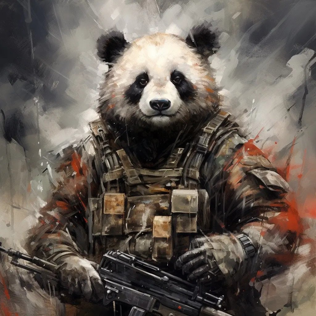 熊猫战士们英勇无畏,他们怀着坚定的信念,再次出征,为了保卫家园而