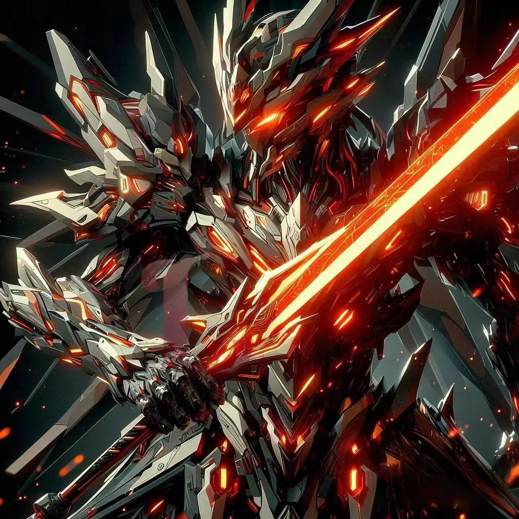 在那星辰璀璨的背景前,战士傲然屹立