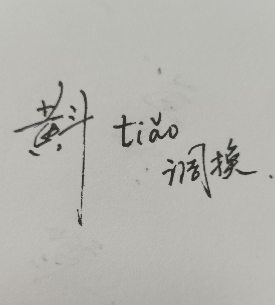 斢 这个字还真有啊以前以为是调 师傅到前面红绿灯斢个头