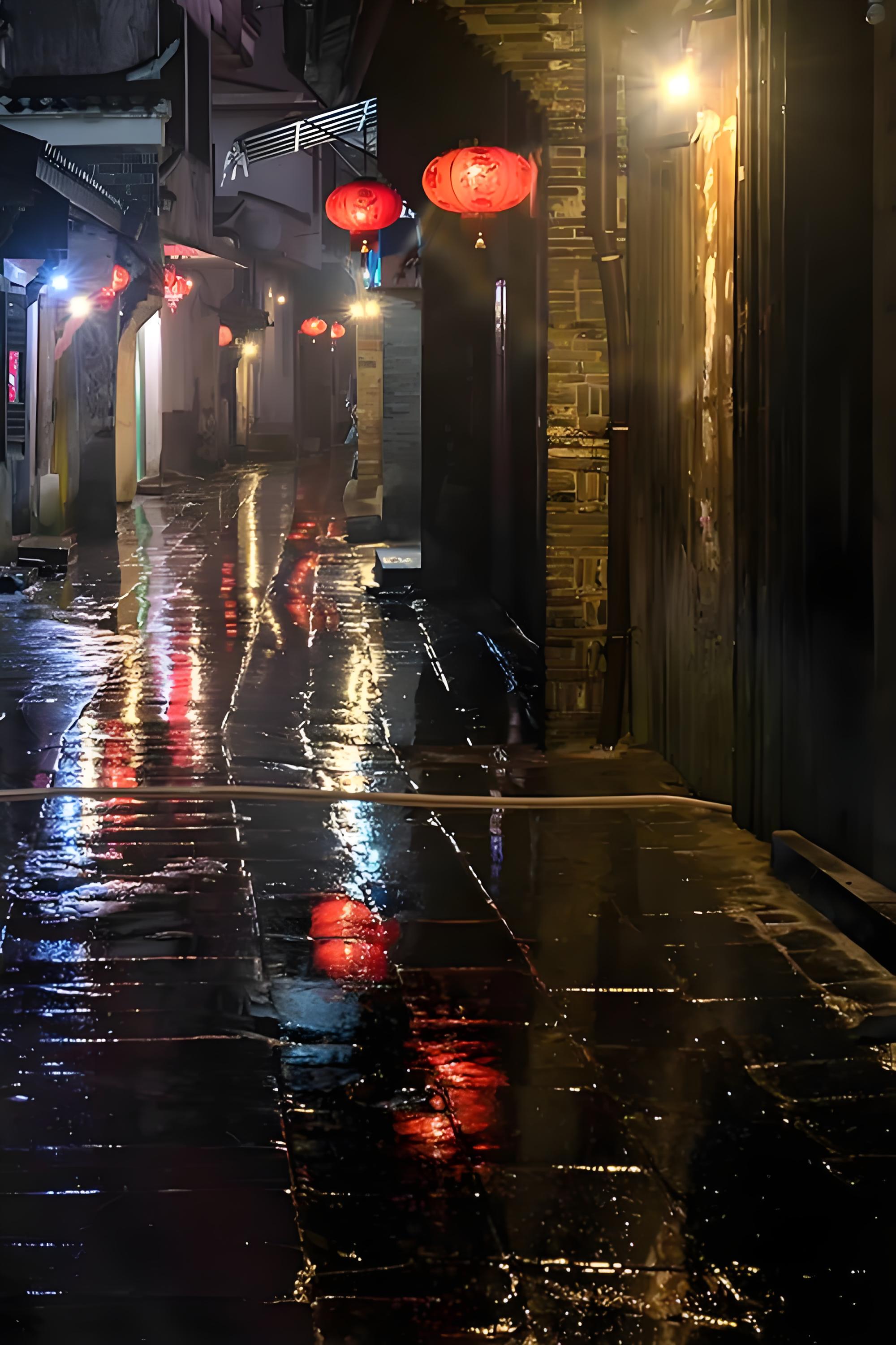 秋天殊未晓,风雨正苍惨褂暌褂晖计褂晖计劳计 雨夜古风雨夜的