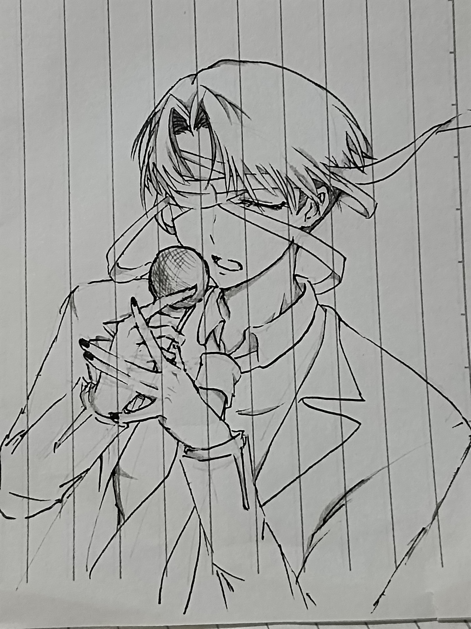 2摸利歪#进击的巨人# #利威尔兵长# #摸鱼# #手绘