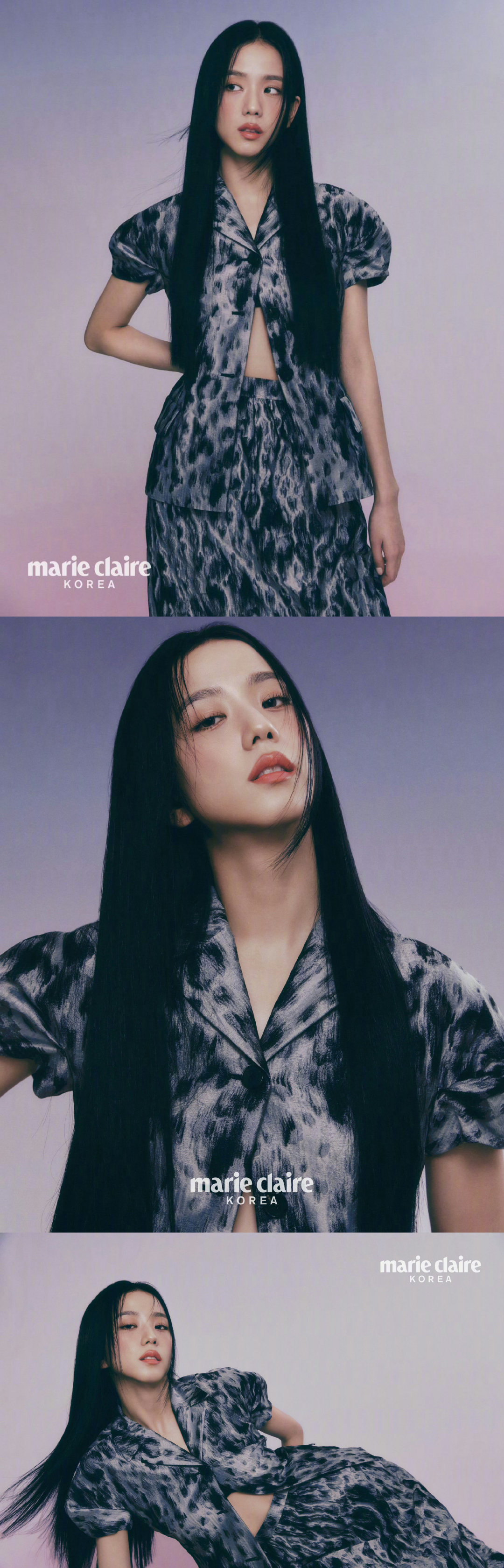 金智秀jisoo x marie claire 韩国版2023年9月刊写真,封面也太精致了
