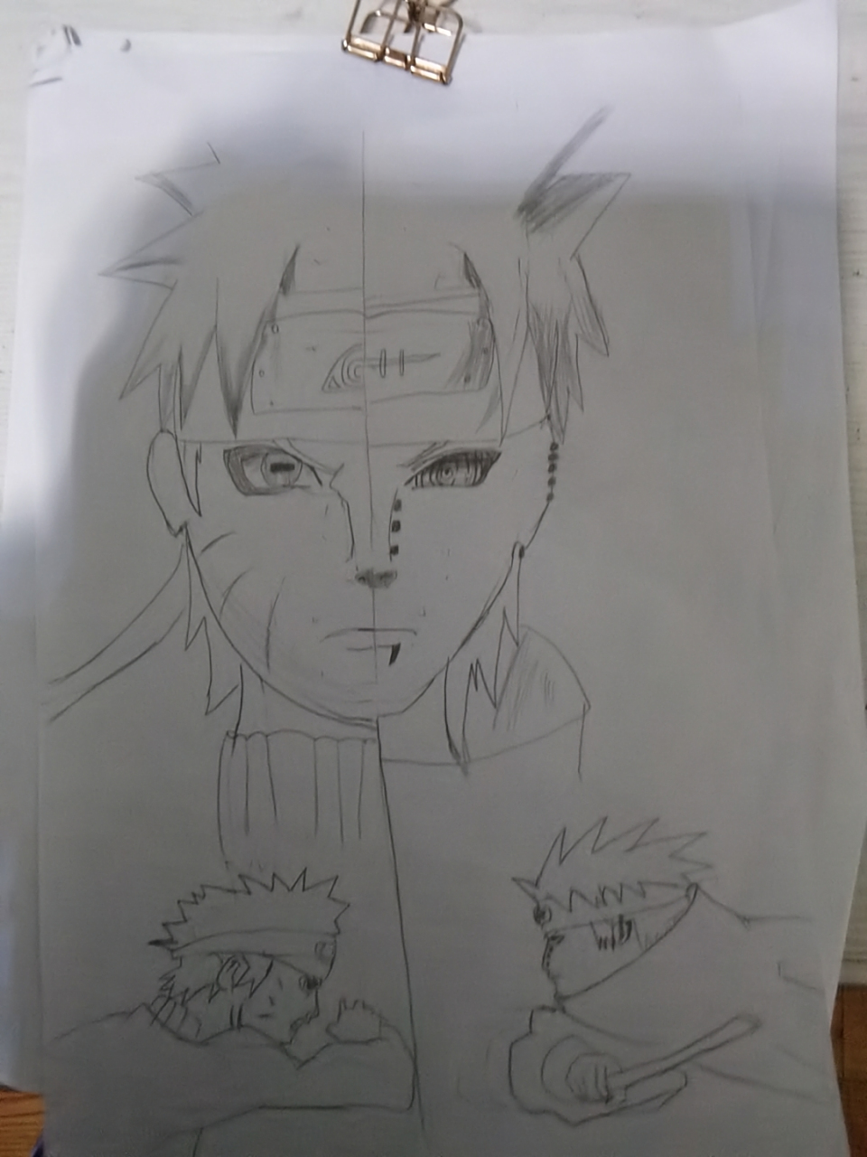 火影忍者佩恩仙鸣手绘