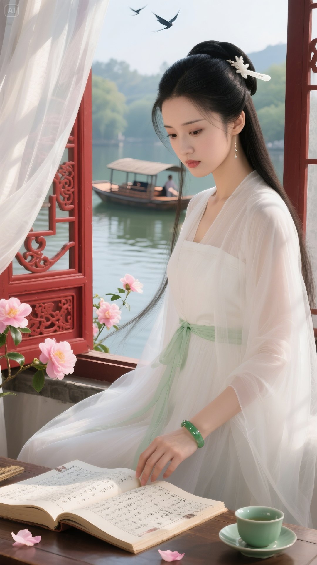 王语嫣是金庸武侠小说《天龙八部》中的主要女性角色,姑苏慕容氏的