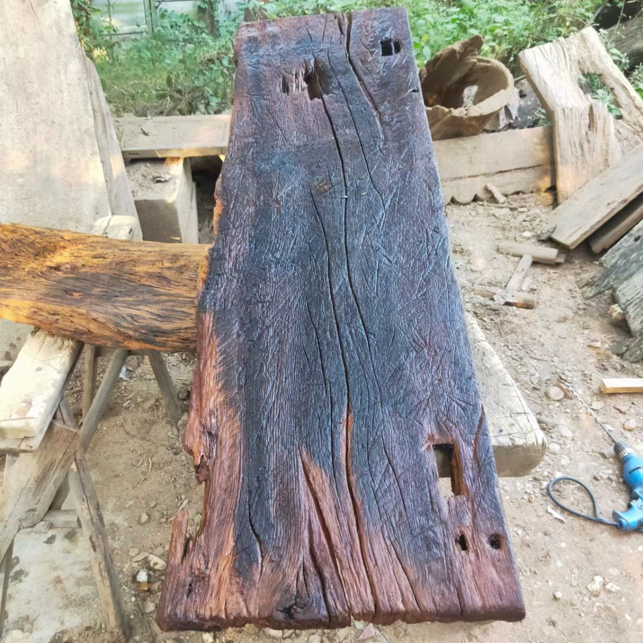 全红山枣木,料质好