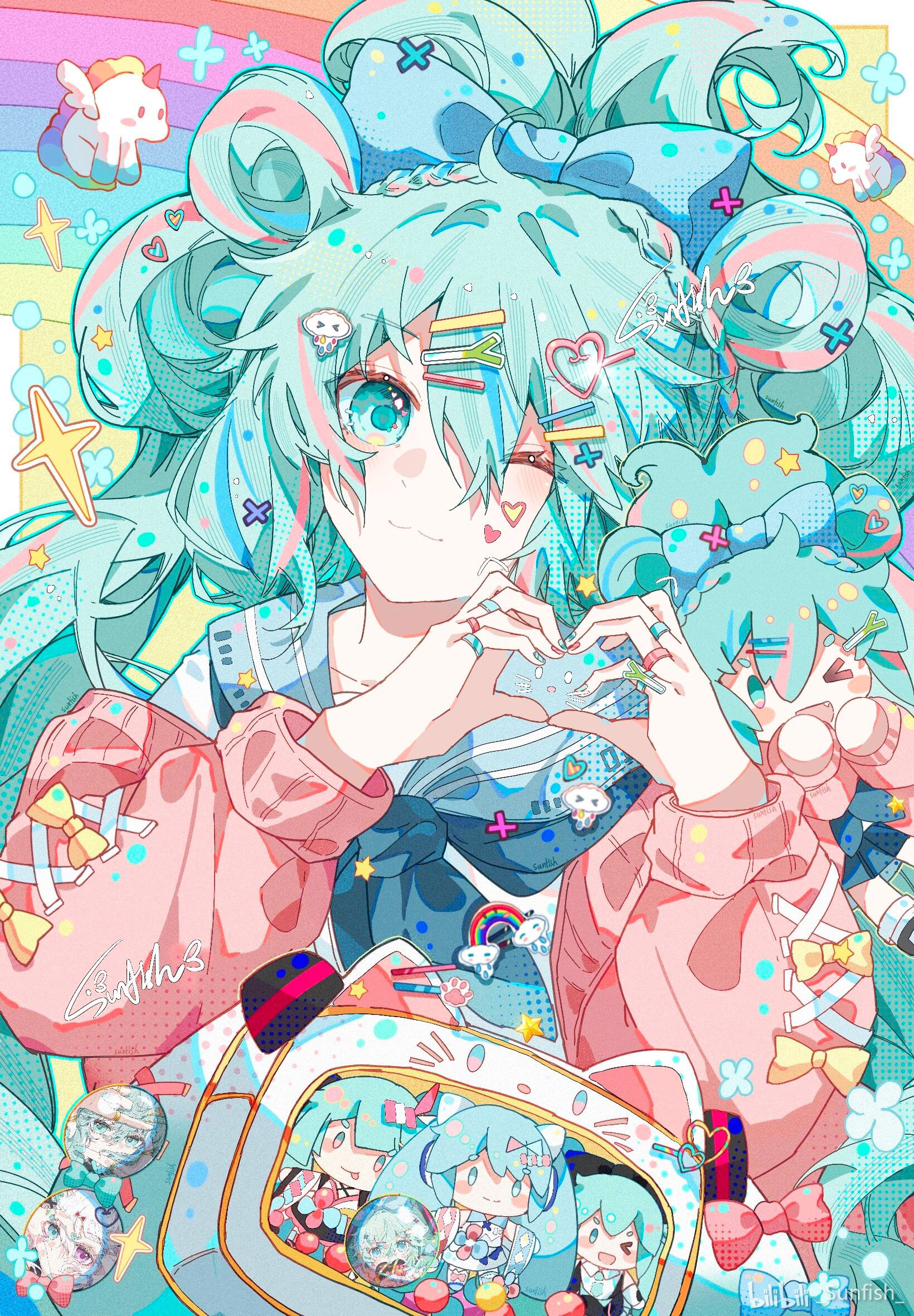 初音未来37个形象图片