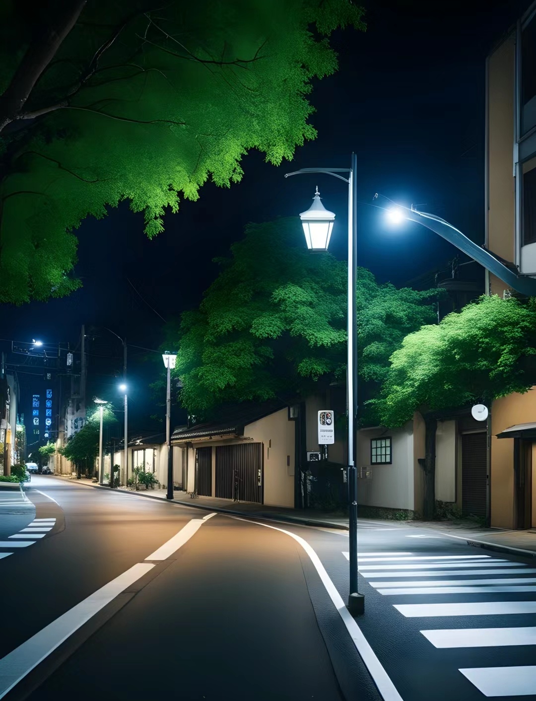 情绪夜晚街道风景 [微风]