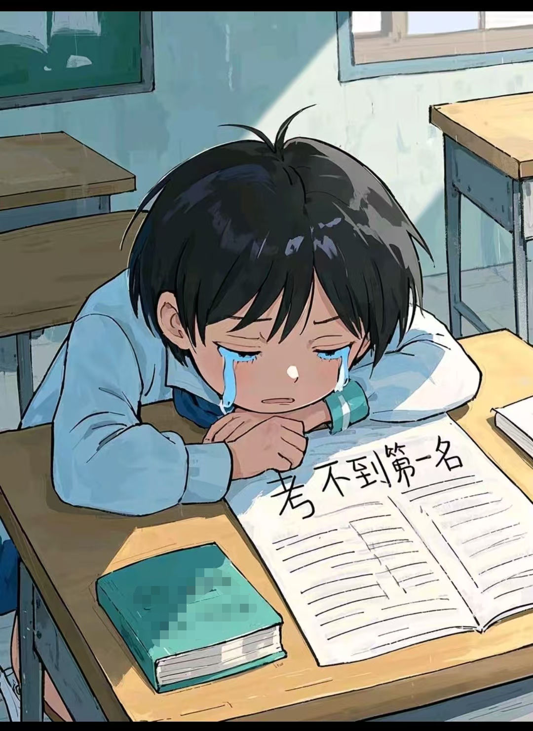 孩子成绩考不到第一名就很难过不开心,应该如何引导?