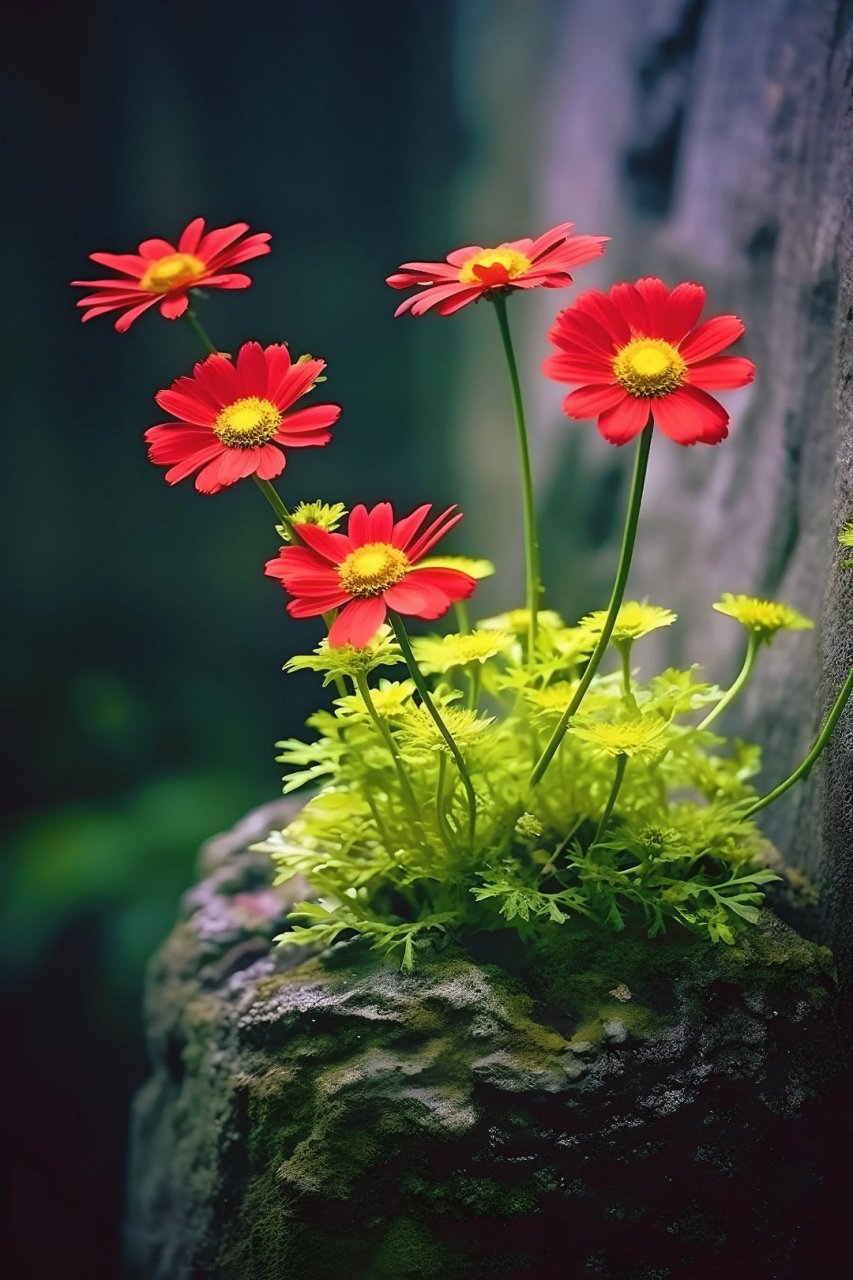 顽强的小花,送给努力拼搏的你 #治愈系风景# #生活