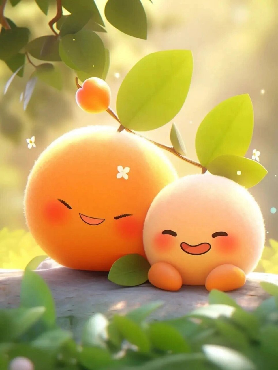 祝你橙心如意,像可爱的橙子一样乐开怀94 #水果##动漫头像和壁纸