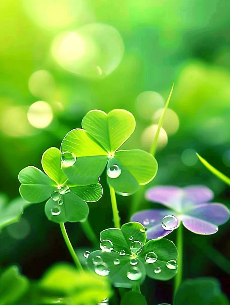 送你一束四叶草,祝你好运常相伴 #生活# #壁纸