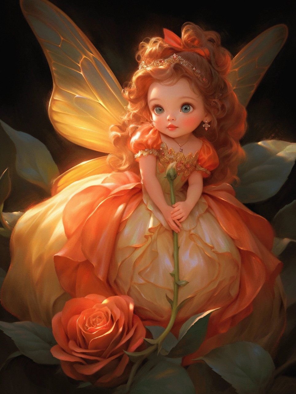 可爱花仙子美图#动漫头像和壁纸