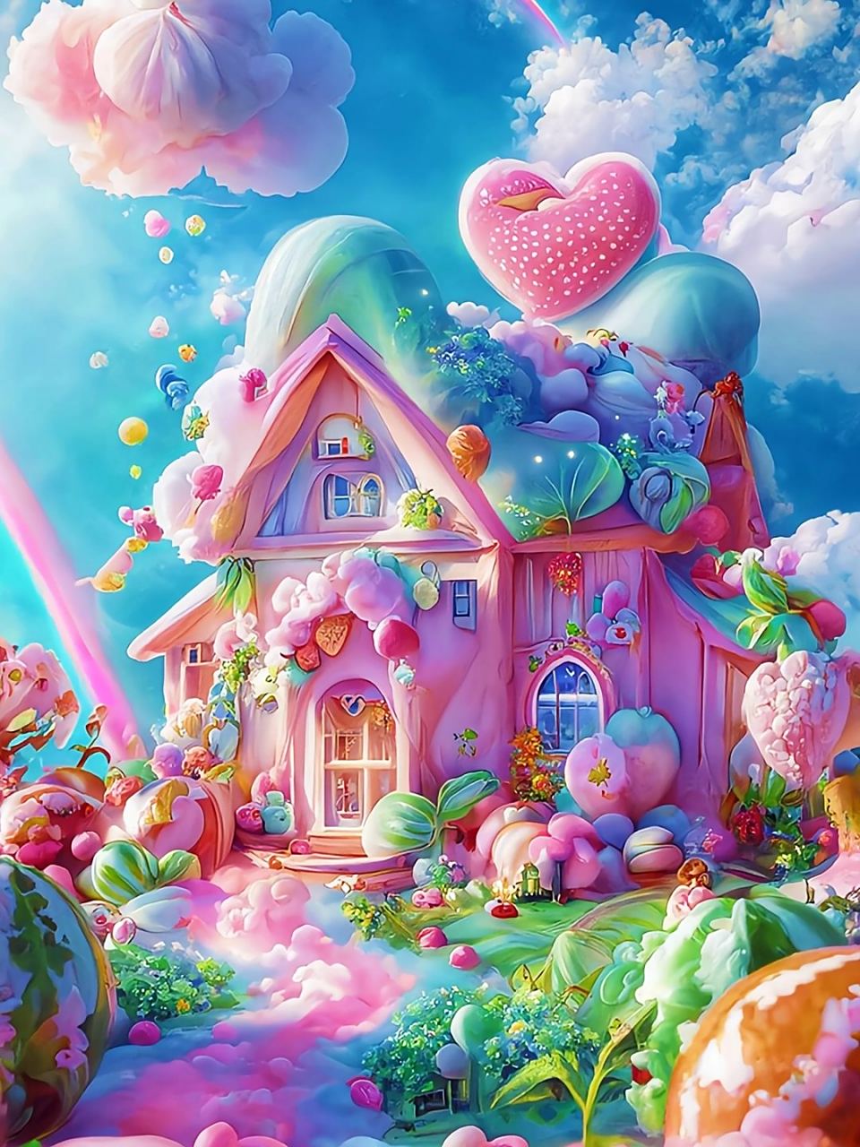 在爱与花的城堡里,每一片花瓣都是温柔的低语 #动漫头像和壁纸