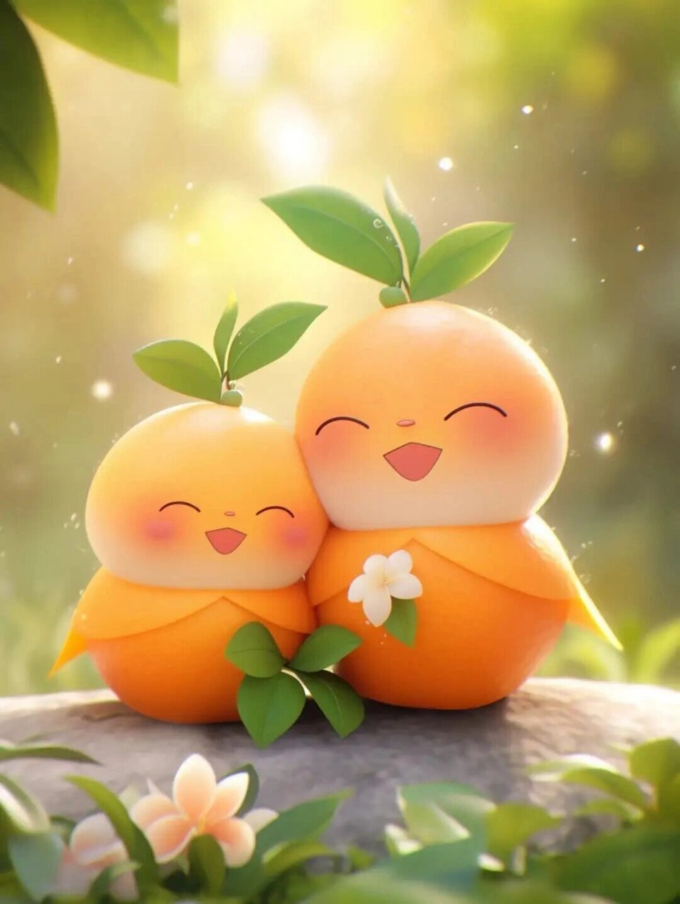 祝你橙心如意,像可爱的橙子一样乐开怀94 #水果##动漫头像和壁纸