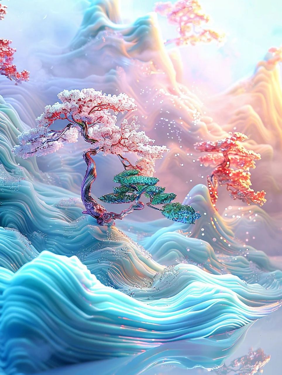 今日份梦幻仙境壁纸94 #动漫头像和壁纸# #治愈系风景# #生活