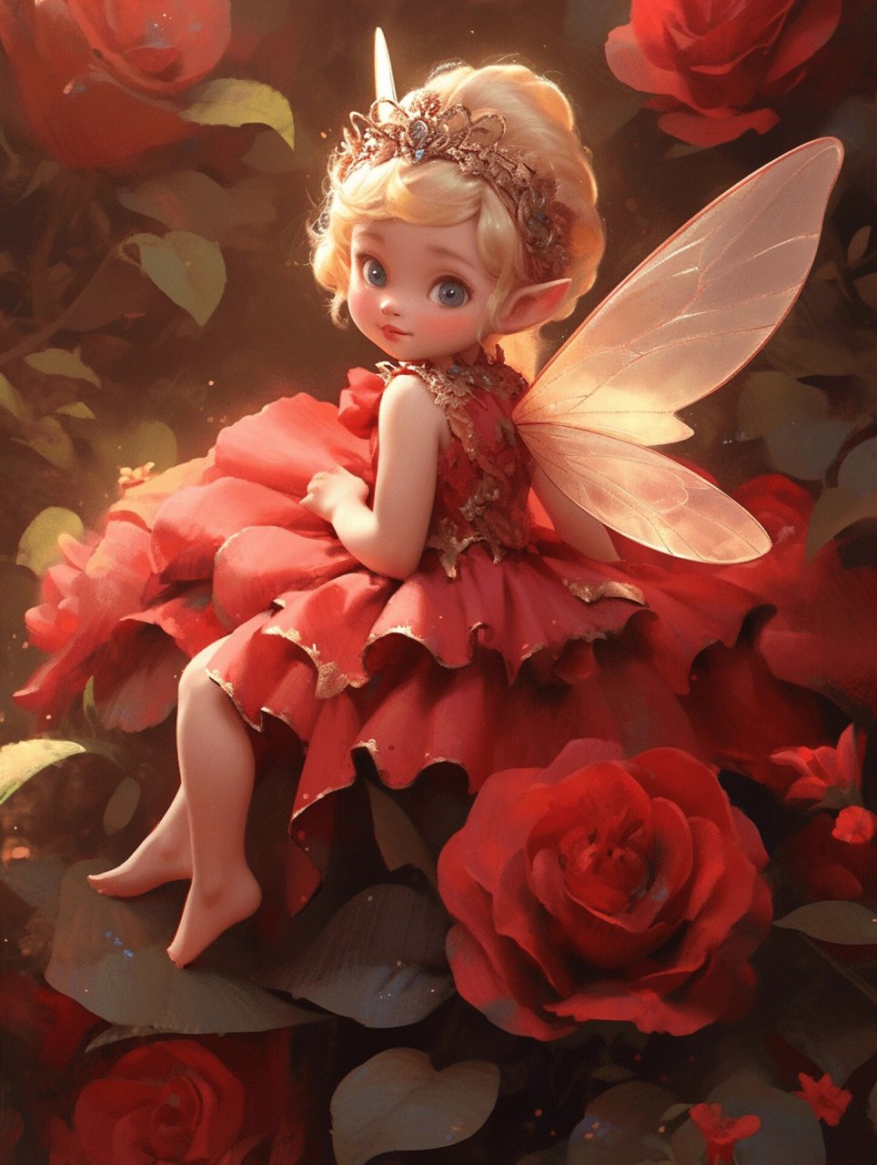 可爱花仙子美图#动漫头像和壁纸