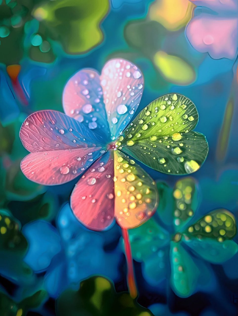 遇见幸运草#壁纸# #治愈系风景