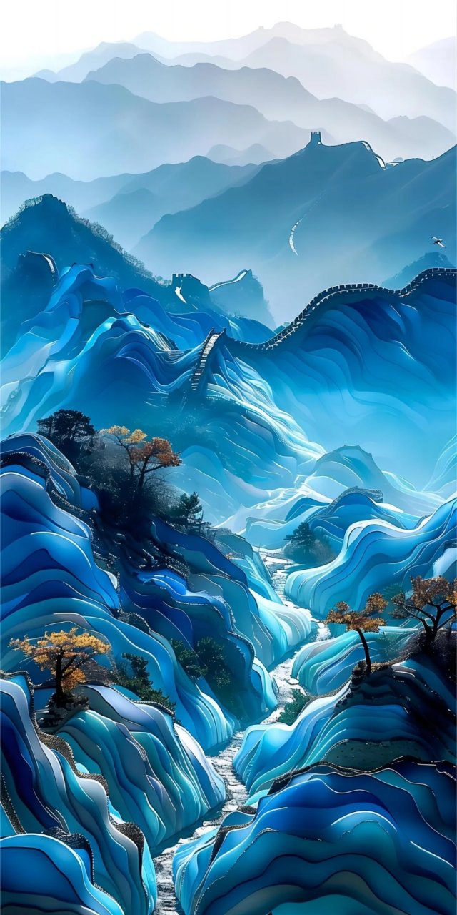 梦幻万里江山图#生活# #壁纸