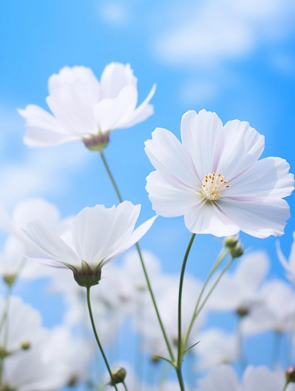 草地上的小白花,像是大自然精心布置的宝藏 #动漫头像和壁纸# #生活