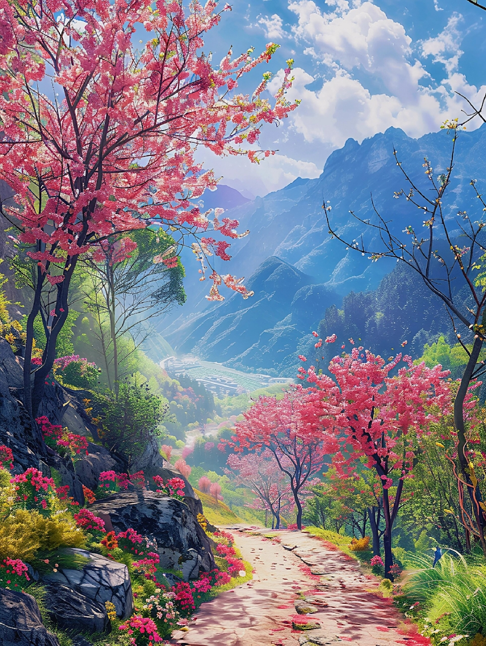 走进这片山林,仿佛踏入了仙境 #治愈系风景# #风景# #镜头里的春天