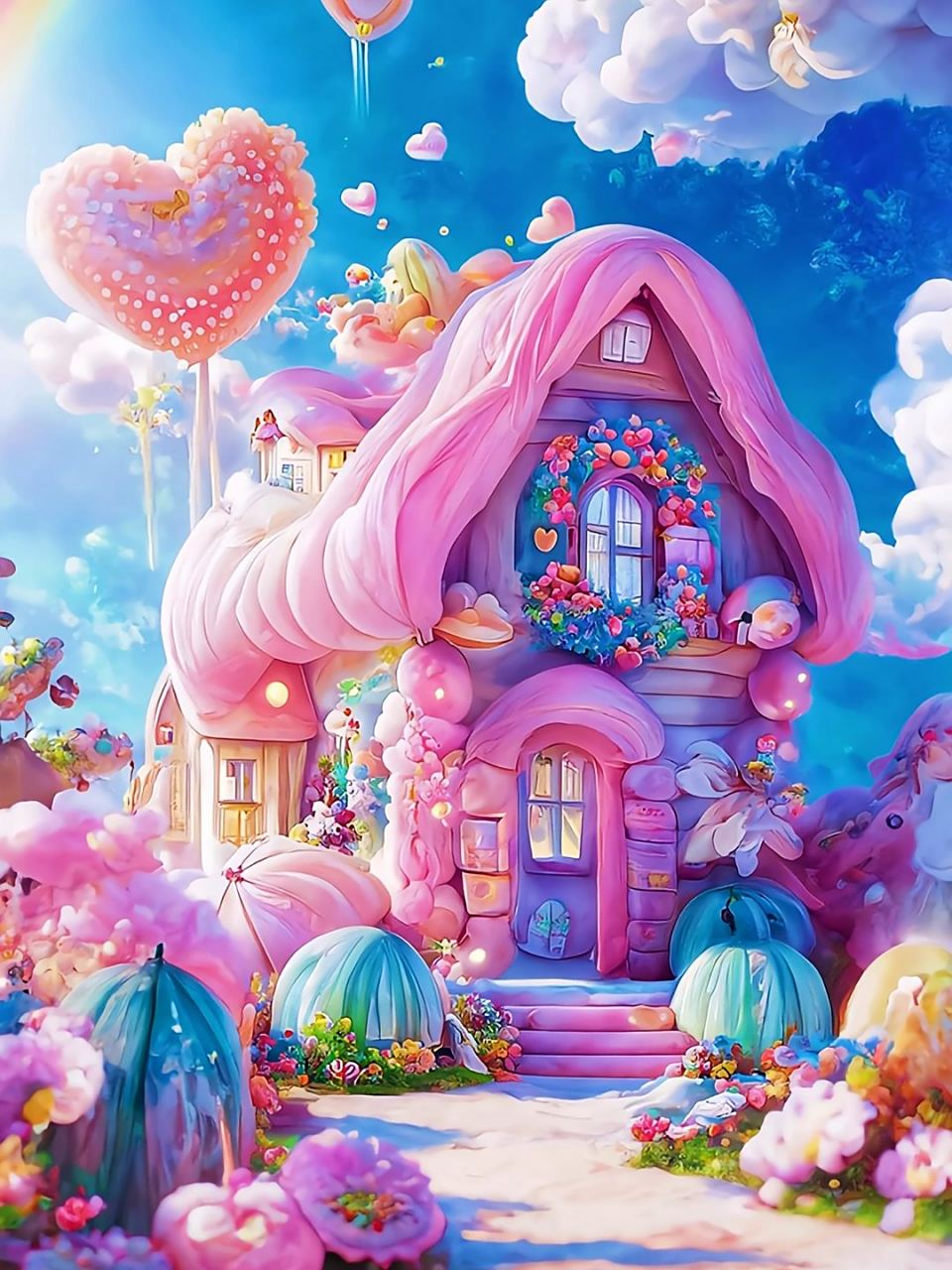 在爱与花的城堡里,每一片花瓣都是温柔的低语 #动漫头像和壁纸