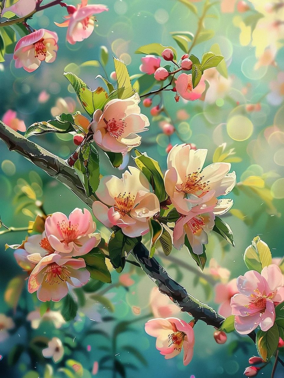 请接桃花运壁纸 #壁纸