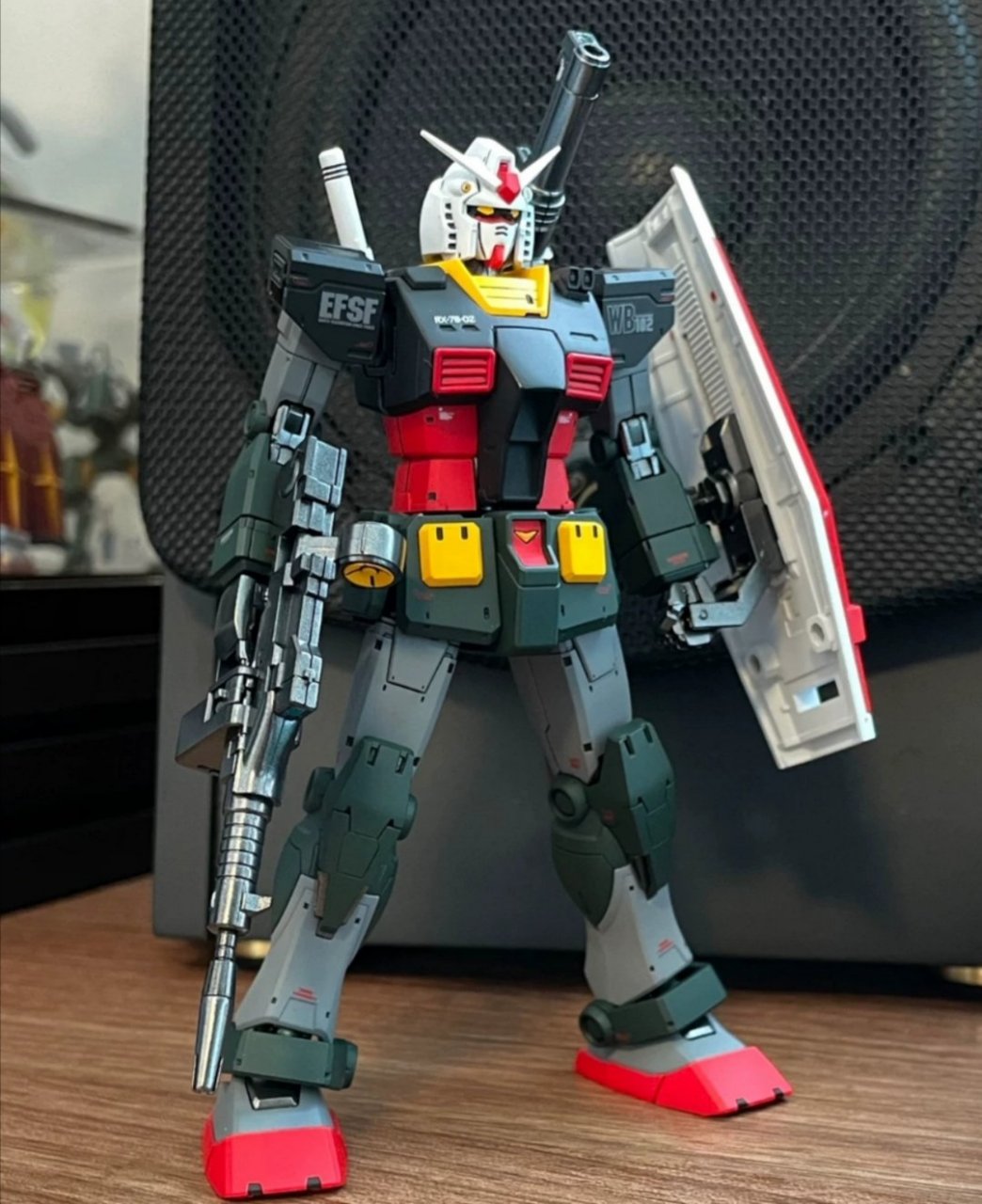 rx-78-02 gto版 改 大河原邦男配色 全机重新上色,水口修整,水贴,渗线