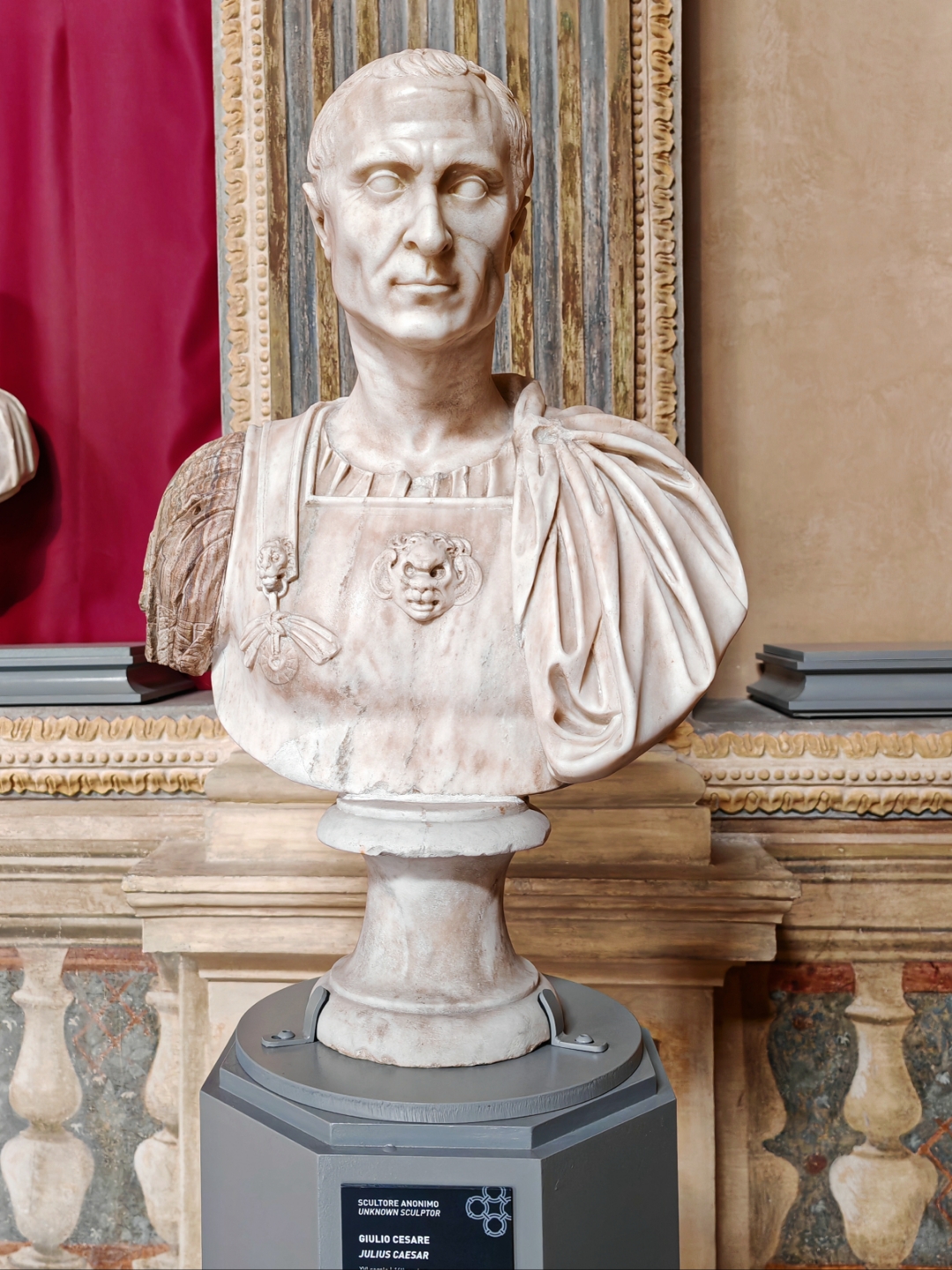 意大利曼托瓦公爵府里的古罗马皇帝雕像长廊,大多数雕像创作于16世纪