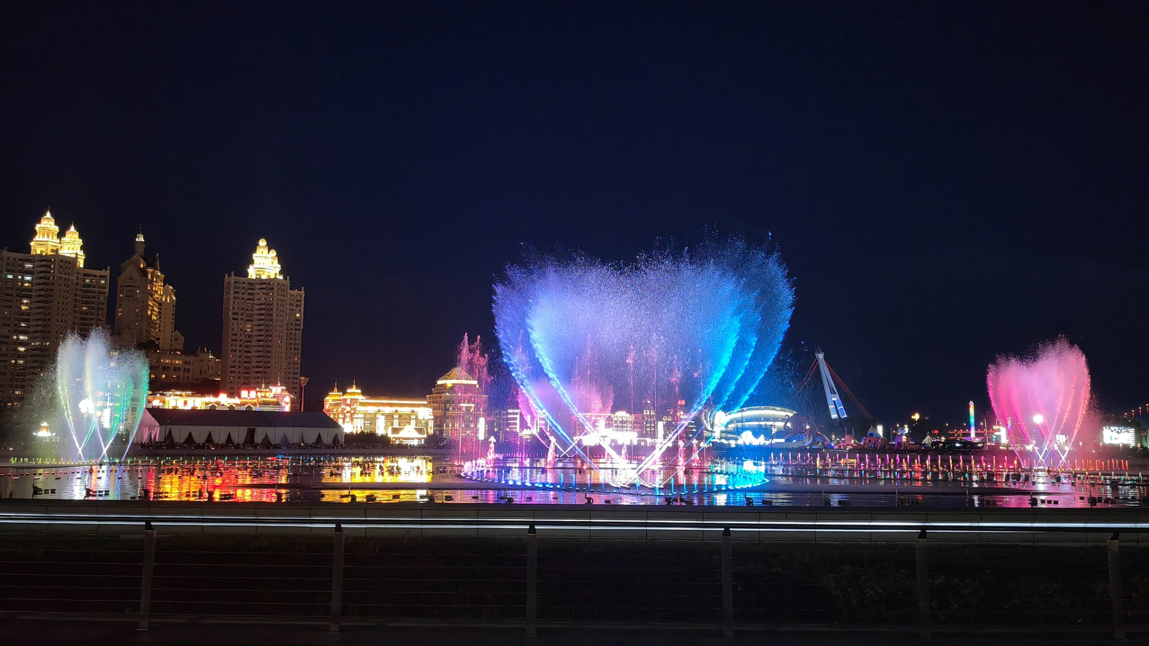 大连星海音乐喷泉广场图片