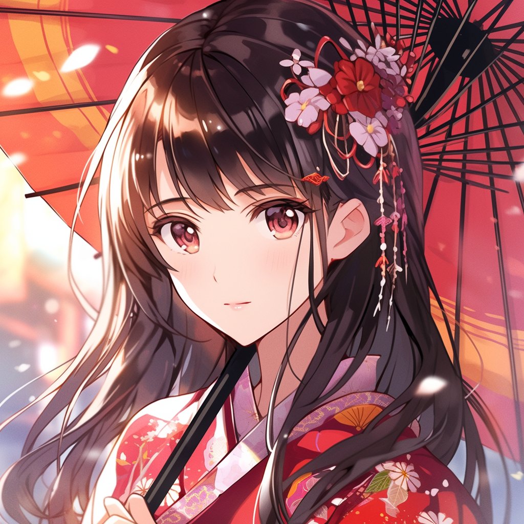 和服上的每一道线条,都诉说着东瀛的故事.