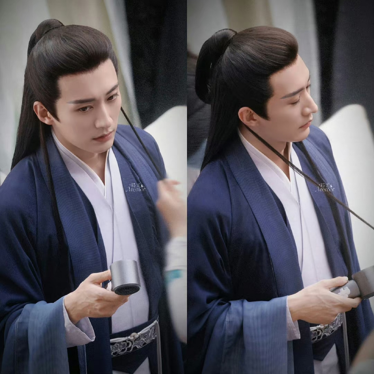 【这样的头套造型更检验男演员真实颜值】 刘学义的古装扮相还真是不