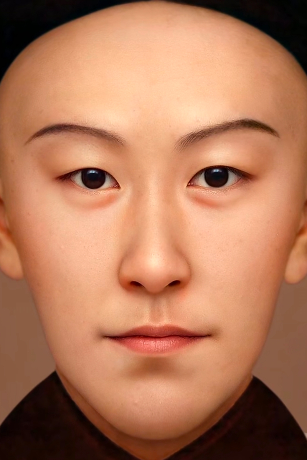 光绪皇帝的容貌复原图,这脸也忒长了吧!