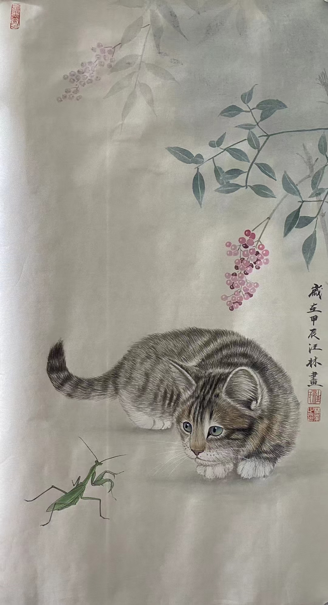 工笔猫丝毛步骤图片