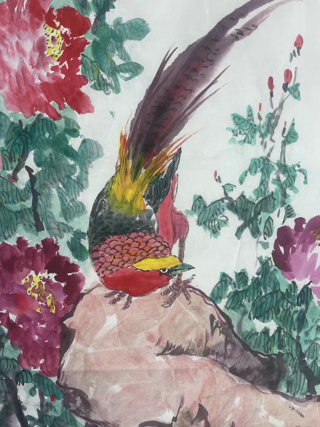 华拓《锦上添花》69x46cm 约3平方尺