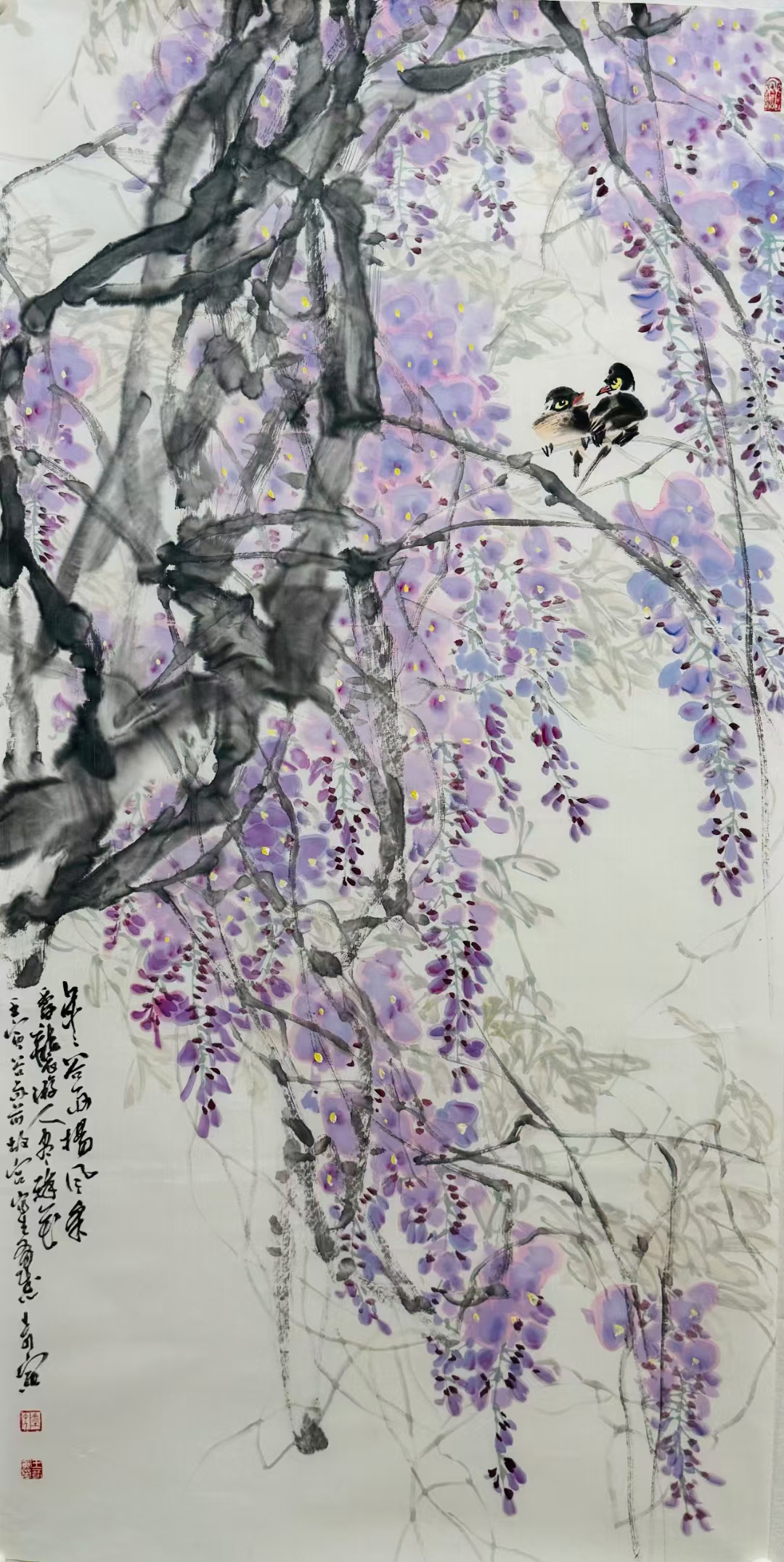 江苏美协理事王奇寅老师新水墨大精品 带合影视频