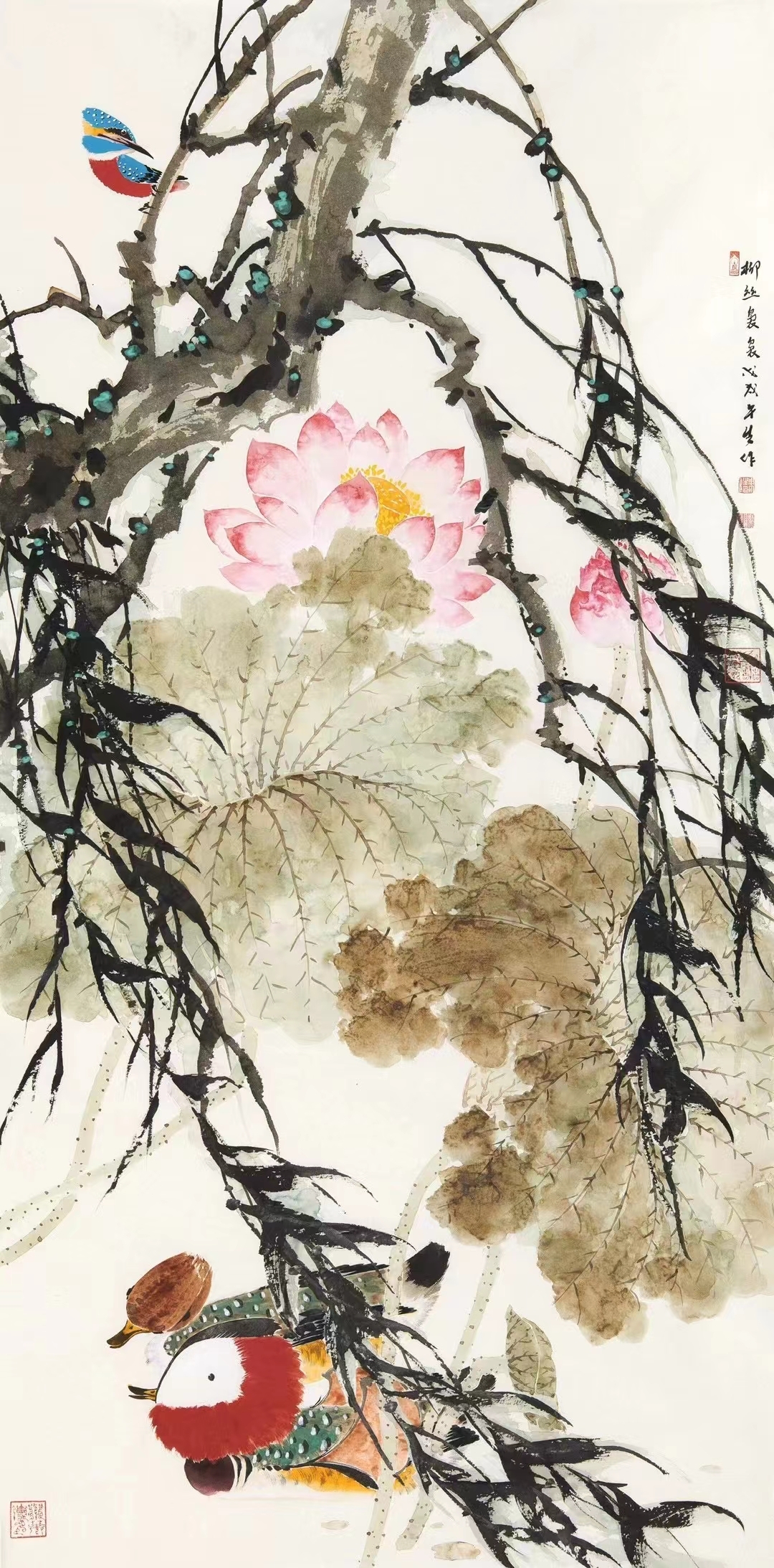 周午生没骨作品欣赏