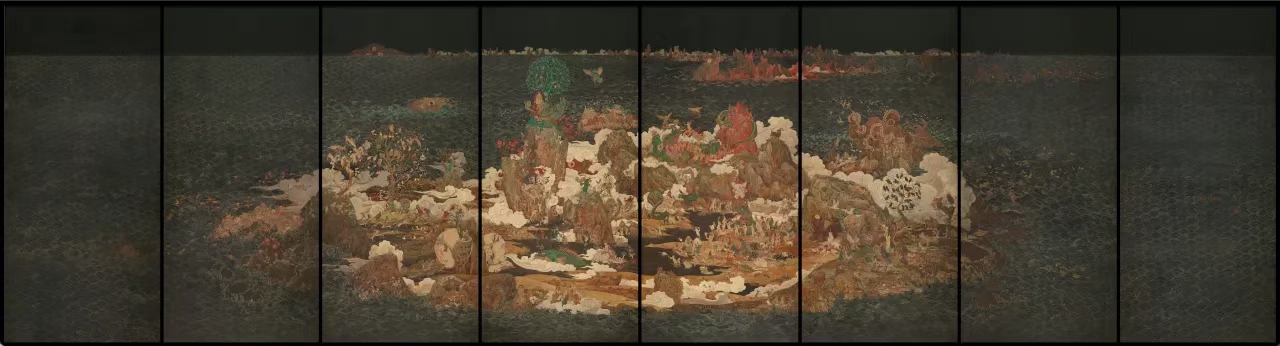 工笔系列作品 边凯,2014年毕业于中央美术学院山水画专业,获