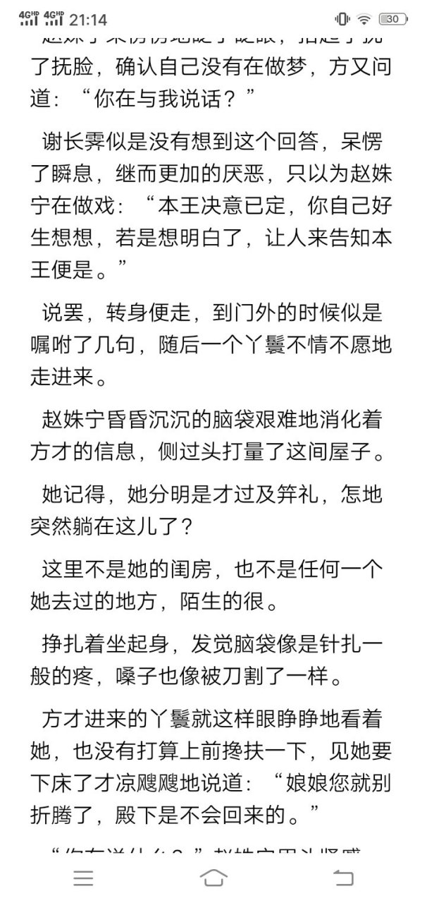 《失忆后我和王爷和离了》赵姝宁谢长霁《赵舒宁谢