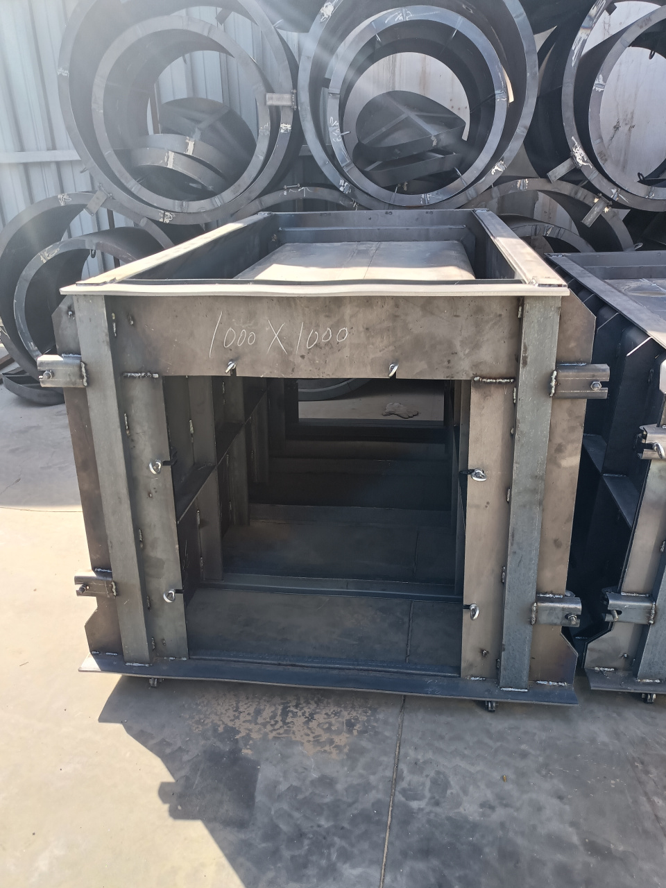 流水槽钢模具#排水沟钢模具# #矩形槽钢模具