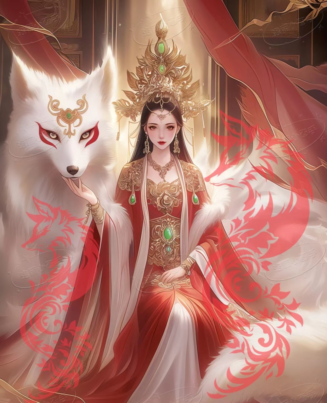 马仙图片胡黄常蟒仙家画像敖丙姑姑高清图片敖丙姑姑的照片兽世女强人