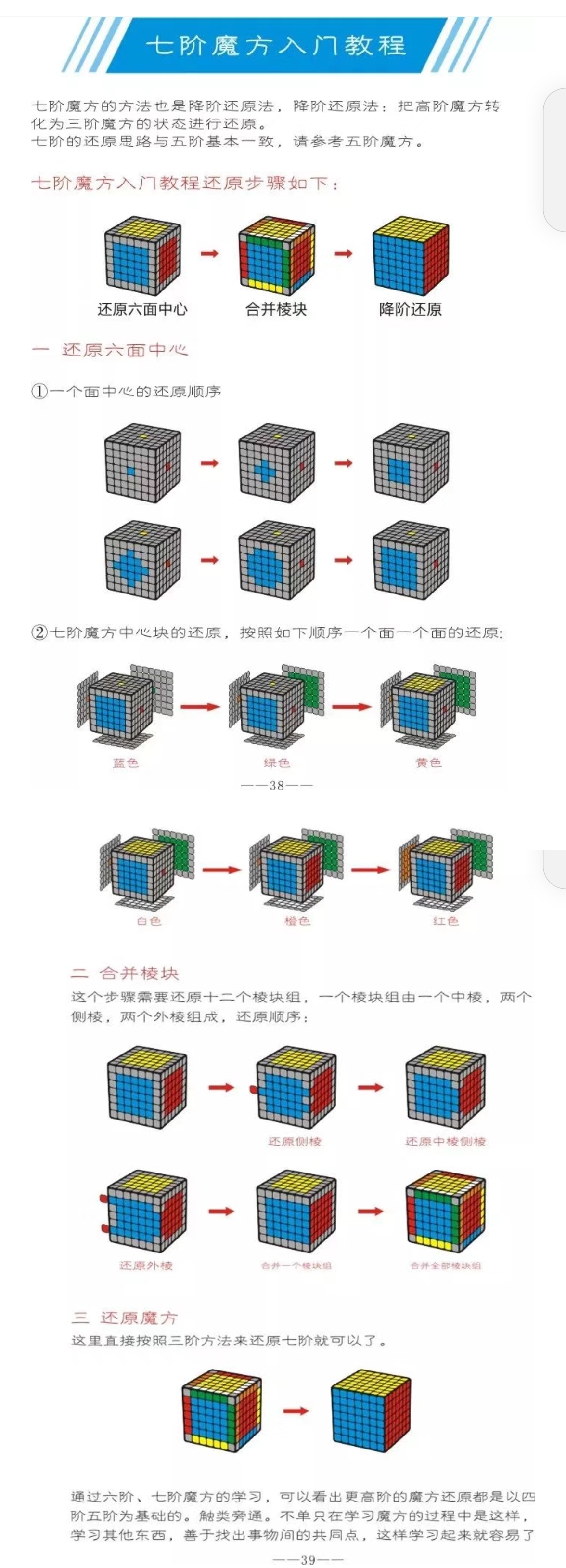 圣手魔方还原图纸图片