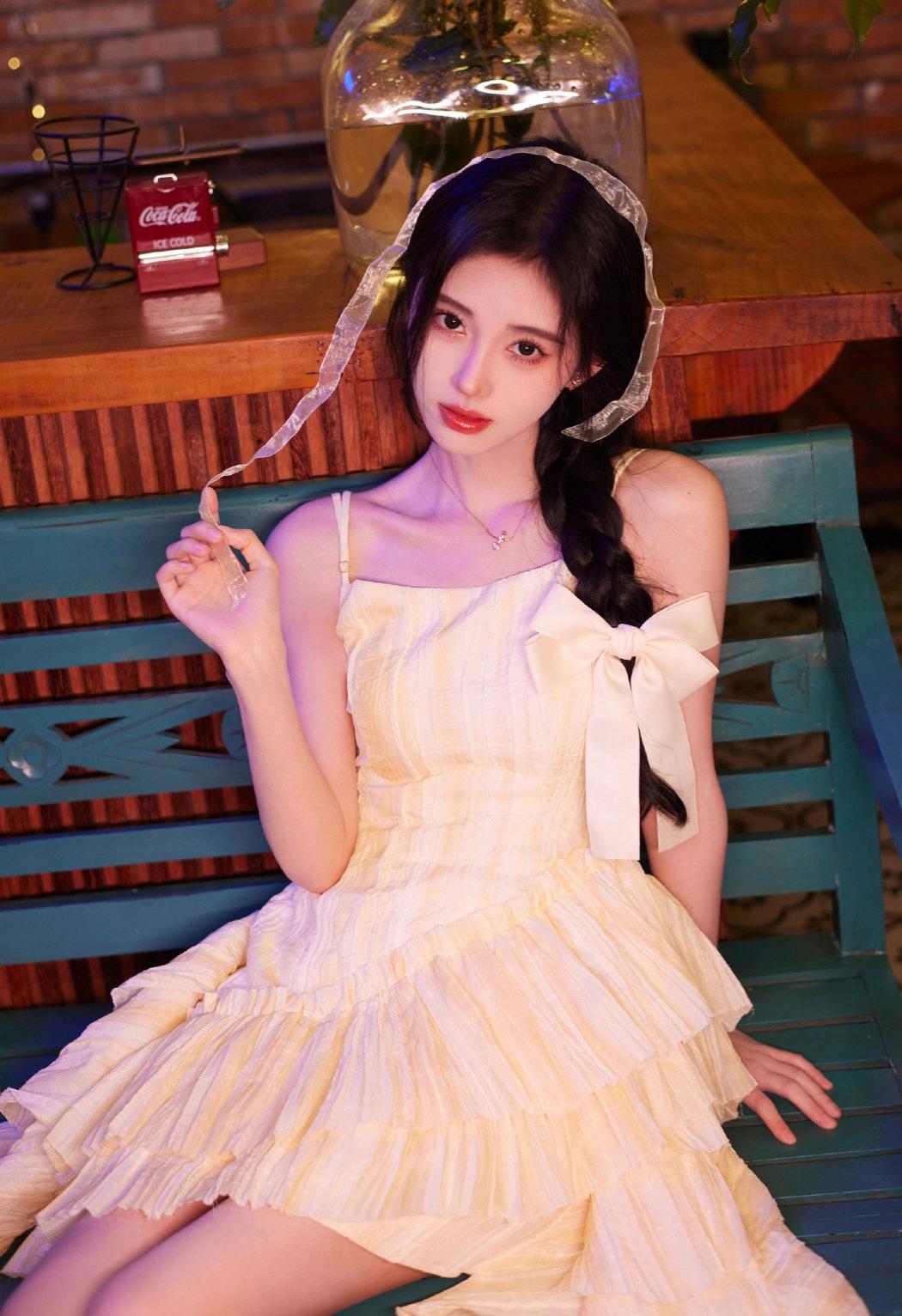 夏天鞠婧祎穿搭[开心]