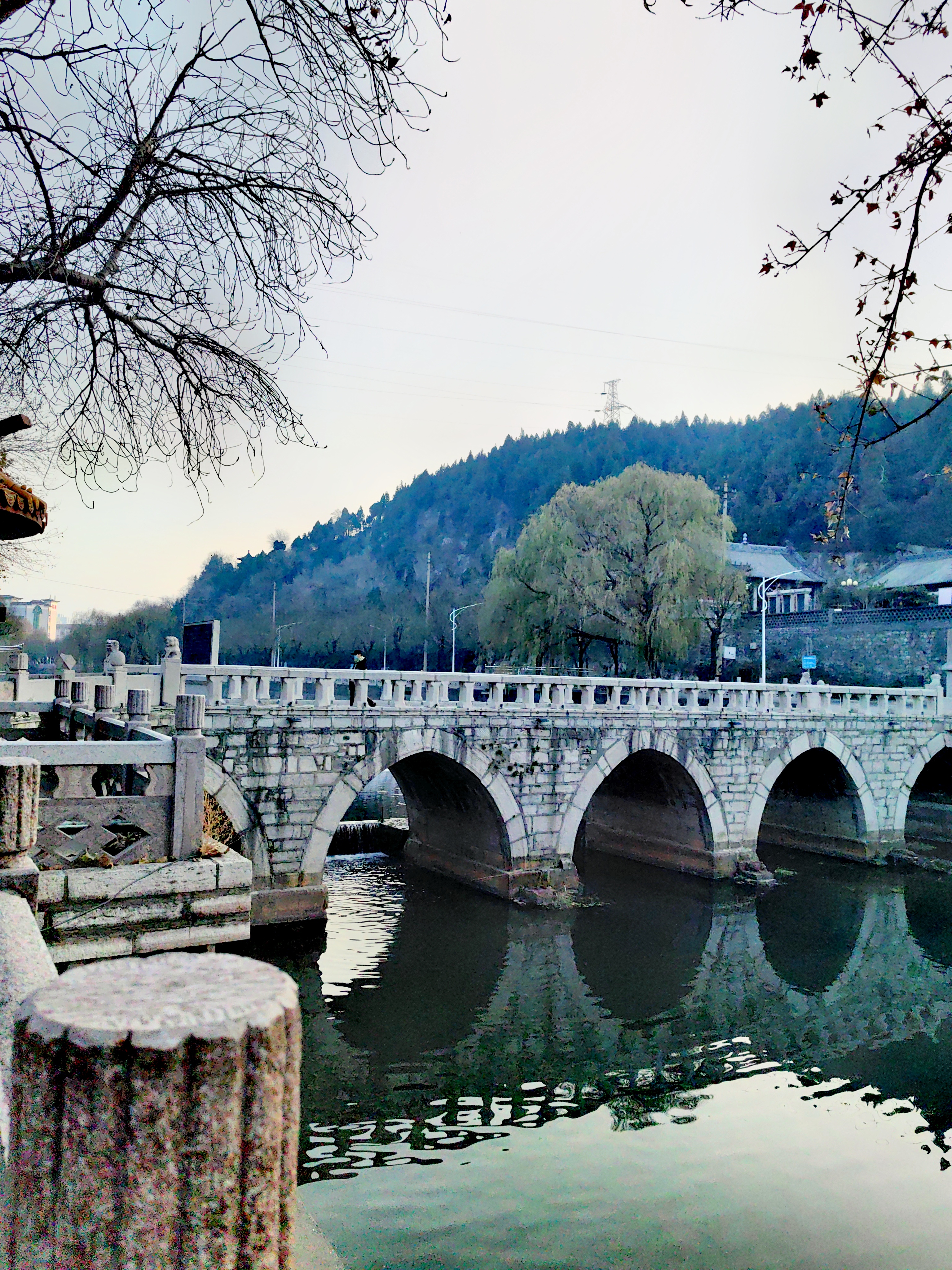 大美淄博博山孝妇河冬韵#创作灵感上热门