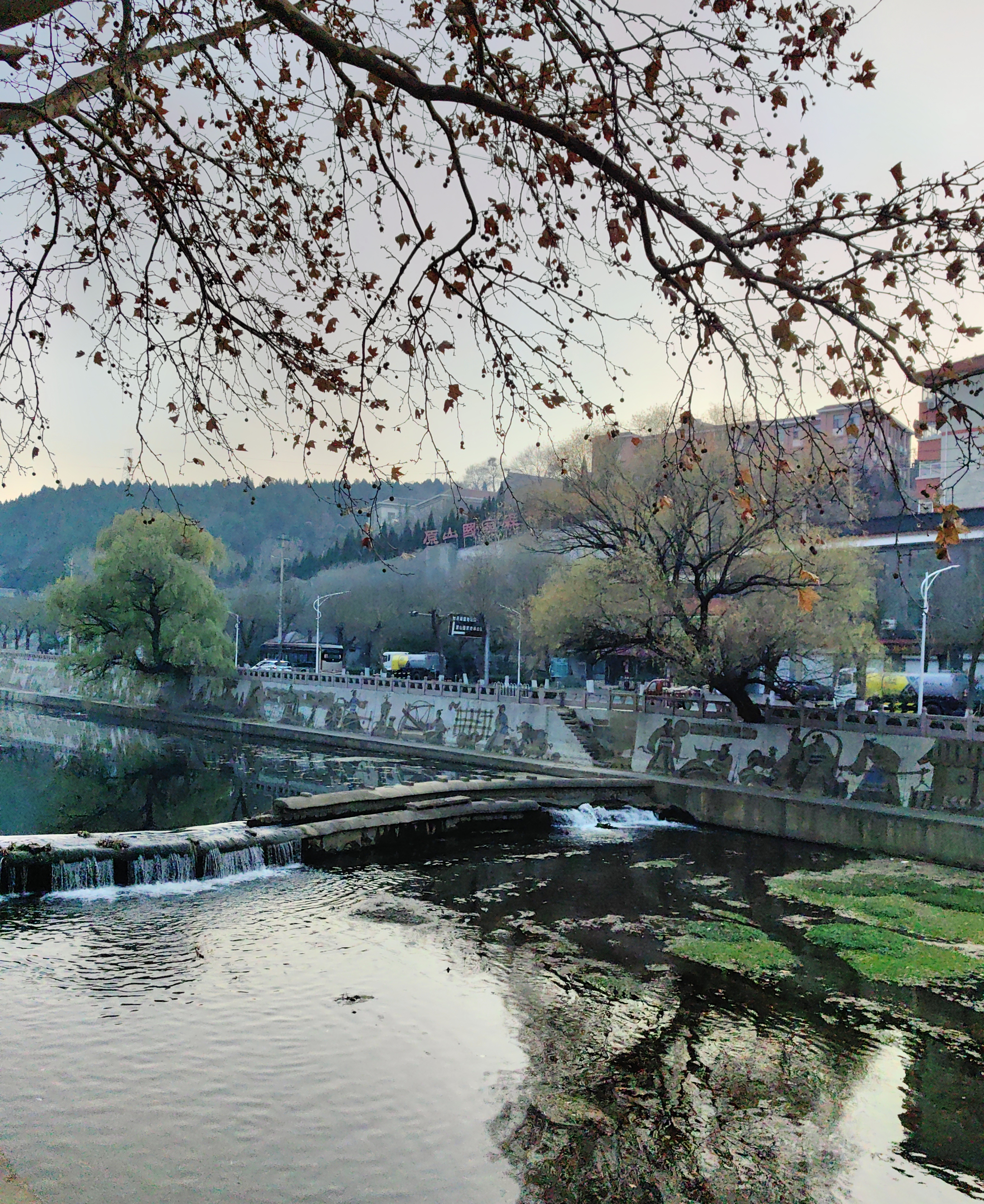 大美淄博博山孝妇河冬韵#创作灵感上热门