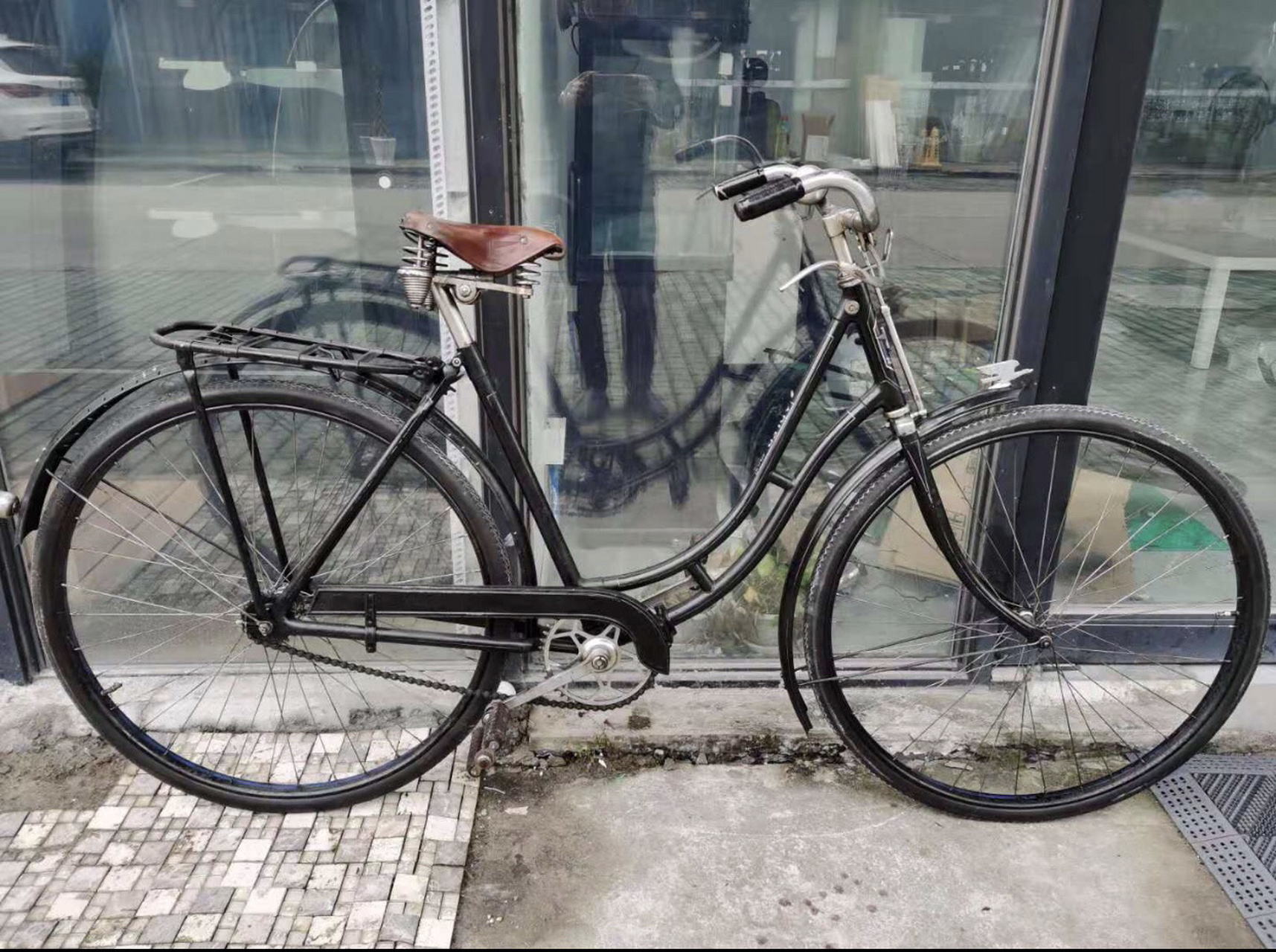 1933年德国产的adler大鹰自行车,阿德勒大鹰自行车,一个1957年就消失