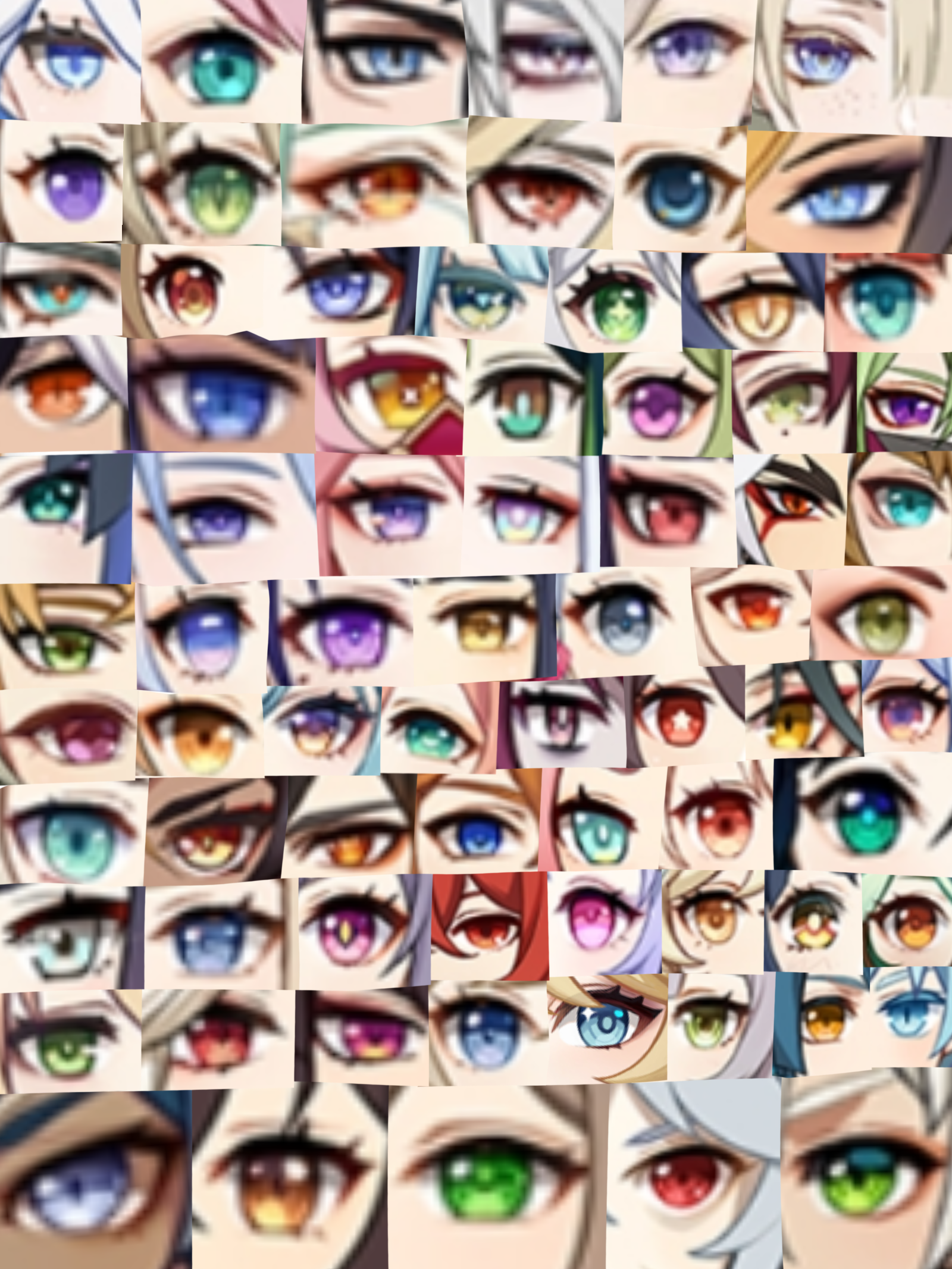 看眼睛猜人物,我应该没漏掉吧?